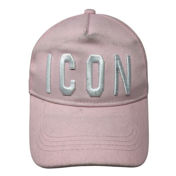 Icon Osquaredz Slideback Baseball Cap Pink One Size Adjustable Embroidered - Picture 1 of 9